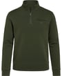 Maglione con zip e taschino Pre End verde