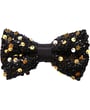 Henk ter Horst papillon con paillettes glitter oro