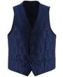 Henk ter Horst Gilet Blu Scuro - Gilet da Uomo Jacquard