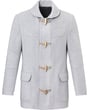 Cappotto Montgomery misto lana Weis grigio chiaro