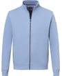 Cardigan con cerniera melange Baileys azzurro chiaro