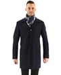 Henk ter Horst cappotto invernale blu scuro