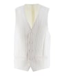 Gilet da sposo con cravatta e pochette a righe