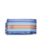 Pochette motivo a righe, blu/arancione